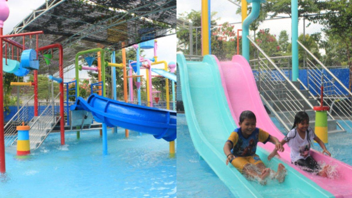 OBYEK WISATA KLATEN: Menikmati berenang seru dan menyegarkan di Taman air pemancingan 100 janti Klaten