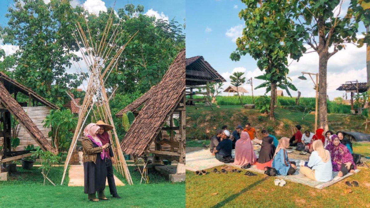 REKOMENDASI RESTORAN KLATEN: Pengunjung tengah menikmati suasana berlibur dan kulineran di Tasero Klaten