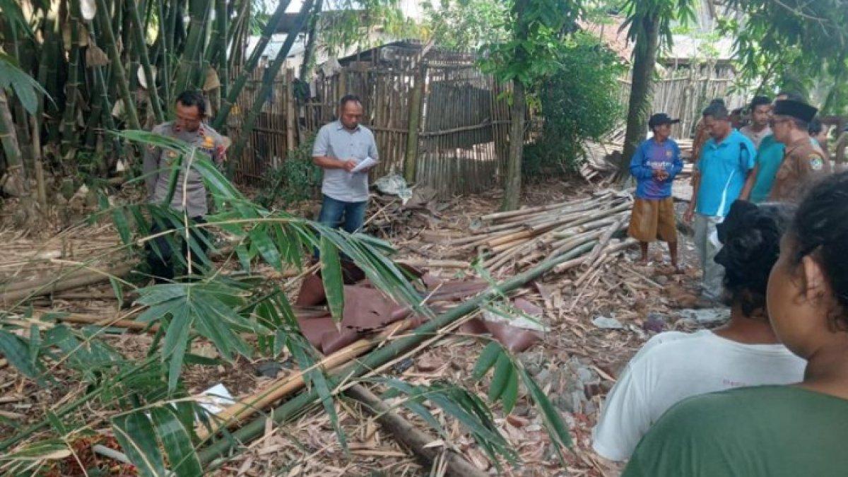Tempat penemuan mayat bayi yang tertimbun tanah