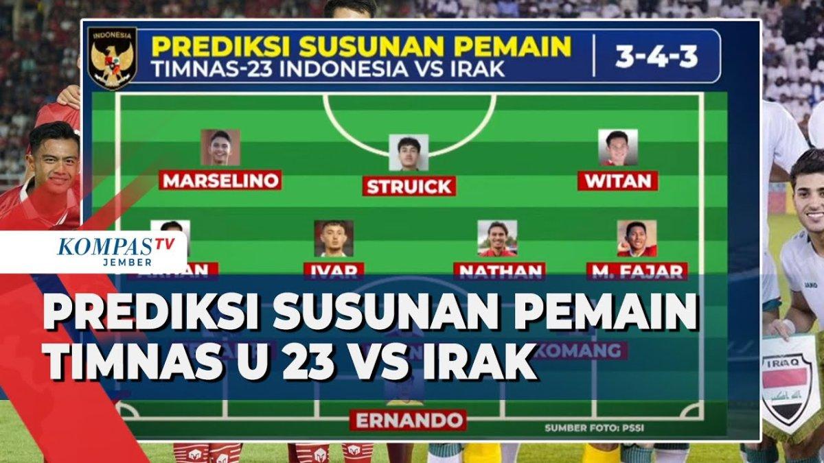 Prediksi timnas Indonesia vs Irak U-23.