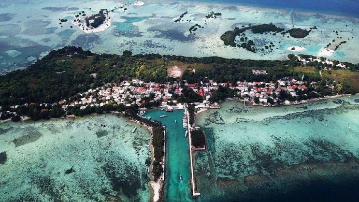 WISATA KEPULAUAN SERIBU - Pulau Pari di Kepulauan Seribu, DKI Jakarta, Jumat (30/11/2018).