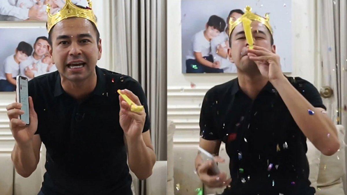 Raffi Ahmad sukses pecahkan rekor omzet penjualan live streaming dalam 12 jam dengan total transaksi hingga 7 miliar di Shopee Live (screencapture Instagram raffinagita1717)