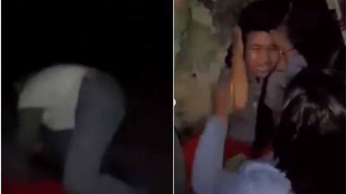 Tangkapan layar video anak perempuan jadi korban bullying atau perundungan teman sebaya di area tepi laut, Kalibaru, Cilincing, Jakarta Utara, yang viral di media sosial.