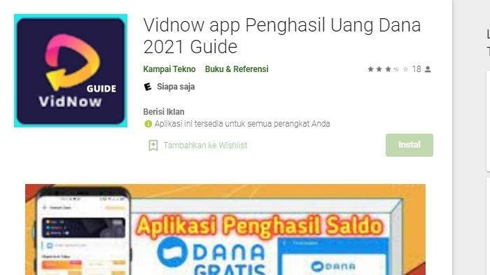 Vidnow Penghasl Uang