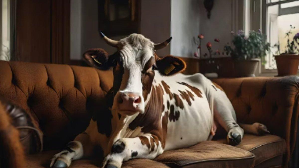 VIRAL! Seorang pria memelihara 7 ekor sapi di balkon lantai lima apartemen, bikin tetangga jengkel