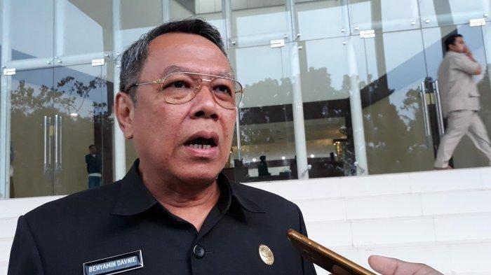 Wakil Wali Kota Tangsel, Benyamin Davnie di Gedung DPRD Tangsel, Setu, Senin (8/7/2019).