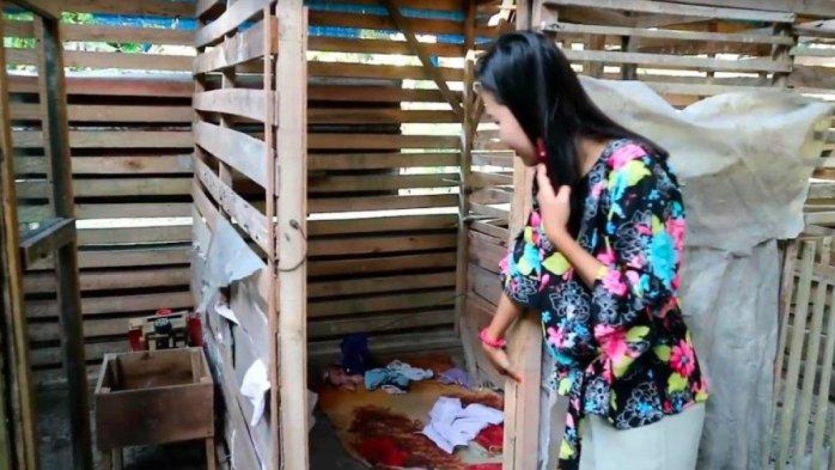 Warga temukan gudang begal pakaian dalam di Desa Gedangan, Kecamatan Pulau Bandring, Kabupaten Asahan. Banyak emak-emak menemukan pakaian dalamnya yang hilang.