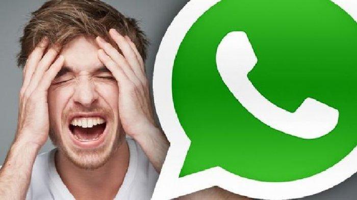 Ilustrasi pengguna WhatsApp