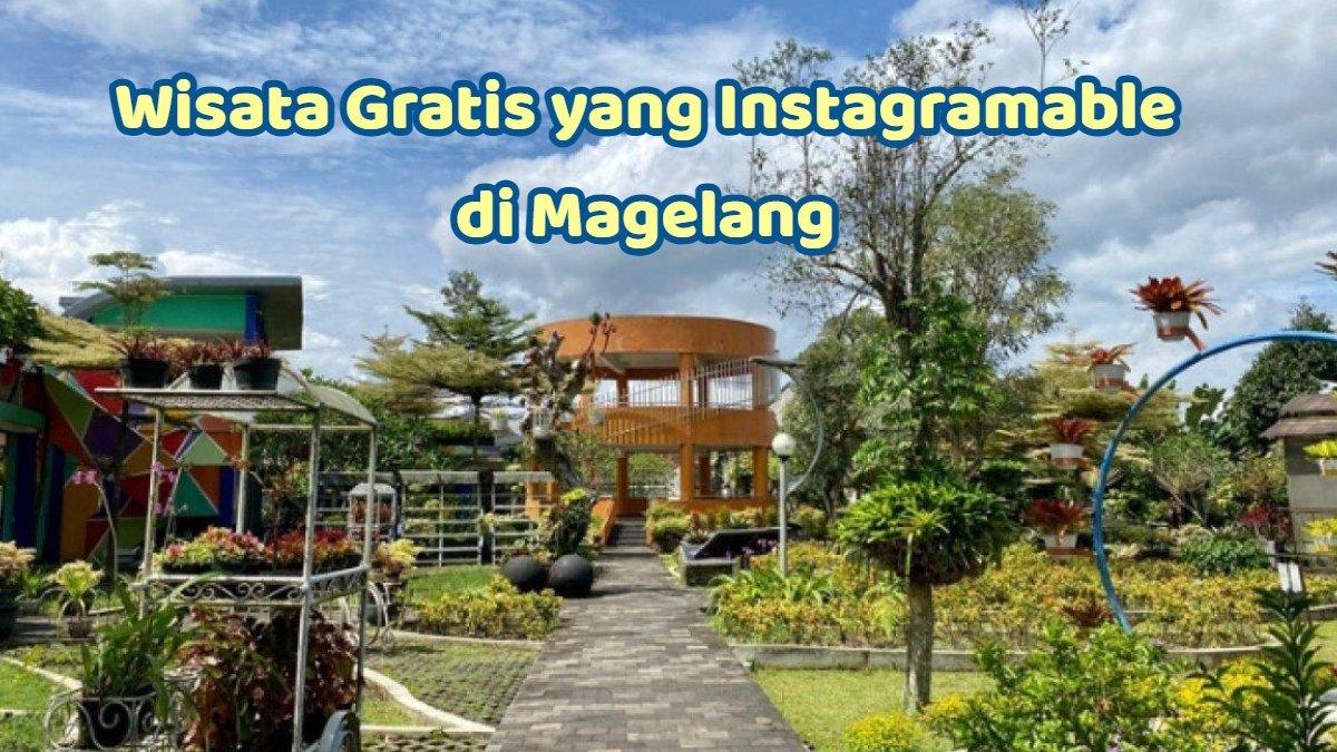 WISATA DI MAGELANG - Suasana Kebun Bibit Senopati, tempat wisata di Magelang yang gratis dan instagramable pada Jumat (6/1/2023). Inilah tempat wisata gratis di Magelang Jawa Tengah, Instagramable ada 200 tanaman cantik dan banyak spot foto.