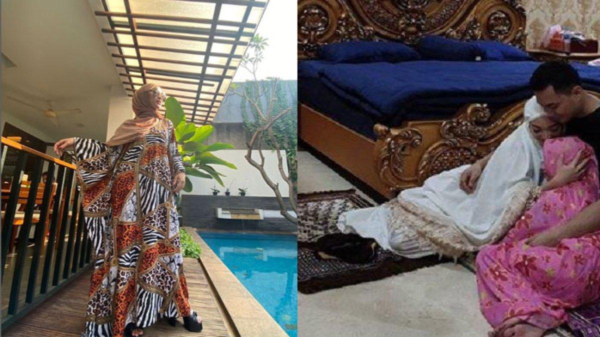 Zaskia tinggal di rumah mewah bersama suami dan anaknya