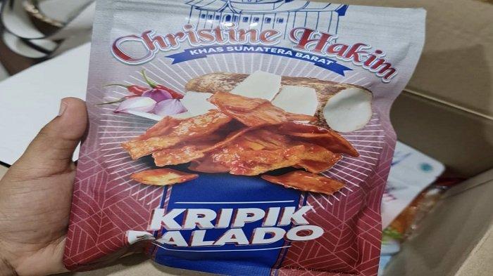 Kemasan keripik balado