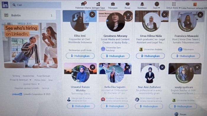 LINKEDIN DAN MAHASISWA: Tampilan platform LinkedIn terlihat di layar laptop, menggambarkan bagaimana media sosial profesional ini berperan penting dalam membangun personal branding mahasiswa di era digital. Foto ini digunakan untuk pemberitaan mengenai pemanfaatan LinkedIn sebagai media strategis mahasiswa dalam memperkenalkan diri, menunjukkan keahlian, serta memperluas peluang karier di masa depan.