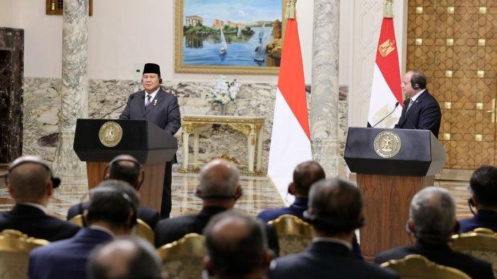 Presiden RI Prabowo Subianto berkunjung ke Istana Kepresidenan Al Ittihadiya untuk melakukan pertemuan bilateral dengan Presiden Republik Arab Mesir Abdel Fattah El-Sisi.