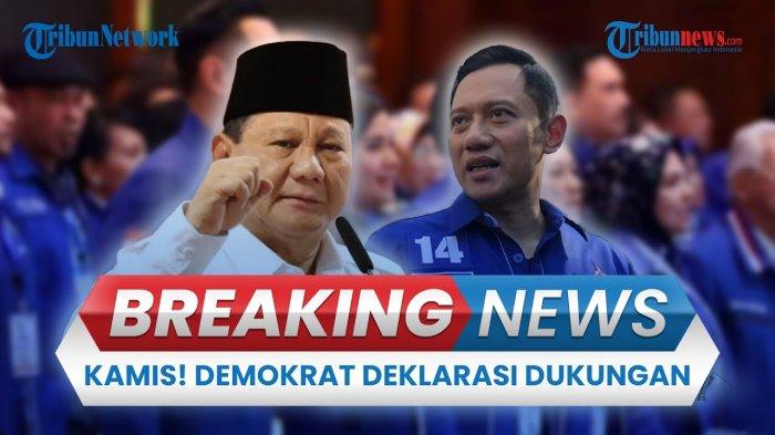 Ketua Umum Partai Demokrat, Agus Harimurti Yudhoyono (AHY) dikabarkan akan mendeklarasikan dukungan Demokrat ke Prabowo pada Kamis (21/9/2023) besok