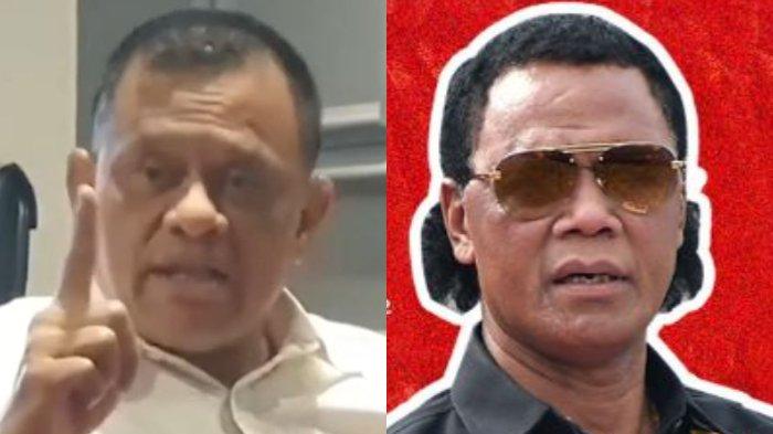 KEMARAHAN GATOT NURMANTYO - Kolase Jenderal (Purn) TNI Gatot Nurmantyo (kiri) dan Hercules, Ketua Gerakan Umum Rakyat Indonesia Baru (Grib) Jaya, diunggah Kamis (1/5/2025).