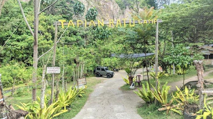 WISATA DI AGAM - Objek wisata Tapian Ratu Camp yang berlokasi di Nagari Sianok VI Suku, Kecamatan IV Koto, Kabupaten Agam, Sumatera Barat menyuguhkan konsep