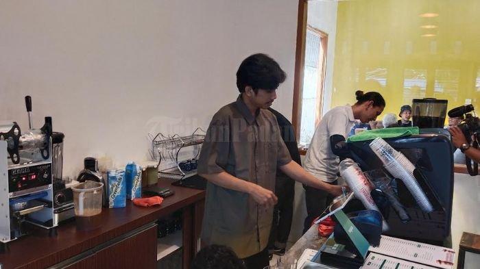 Suasana saat launcing Pilantrokopi Coffee Shop, hilirisasi produk kopi Solok Sirukam, Jumat (18/8/2023).