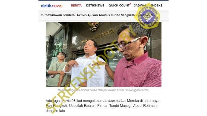 Tangkapan layar berita detik.com.