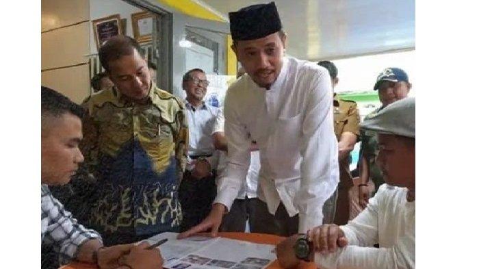 Wako Erman Safar saat rapat launching Tabungan Utsman.