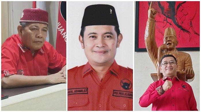 Tiga kader internal PDI Perjuangan maju Pilkada Palembang 2024: Ir HA Ahmad Lagan MM, Muhammad Aidil Adhari ST, dan  Ir H Yudha Rinaldi 