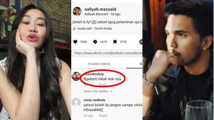 Aaliyah Massaid buat konten di TikTok pengen cepat ke pelaminan, Thariq Halilintar keseret.