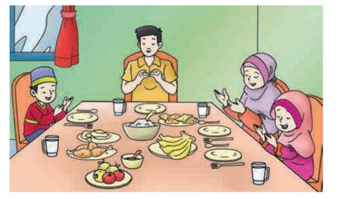 Ahmad hendak makan