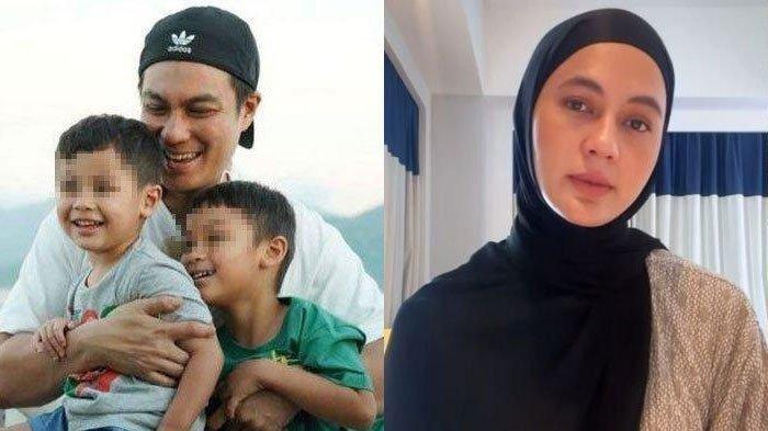 Alibi (kiri) Baim Wong Bantah Persulit (kanan) Paula Verhoeven Bertemu Anak-anaknya
