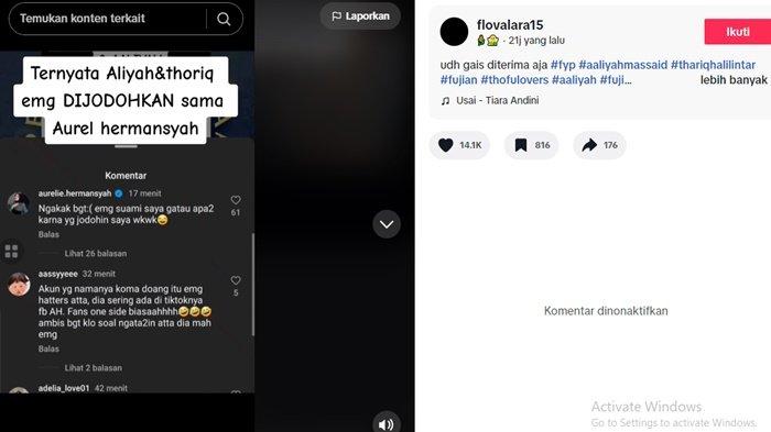 Aliyah Massaid dan Thoriq dijodohkan Aurel Hermansyah