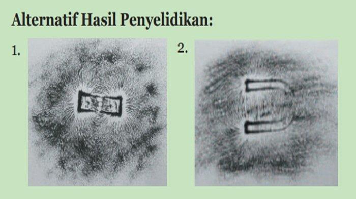 Alternatif Hasil Penyelidikan: Aktivitas 6.3 Menyelidiki Pola Medan Magnet