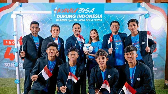 Melalui Kampanye #KamuBisa, Anak by.U dapat mengekspresikan Semangat Indonesia serta mengikuti keseruan pertandingan Indonesia U-17 di laga bola dunia dan mendapatkan 1 GB untuk 1 Gol yang dicetak oleh para pemain.