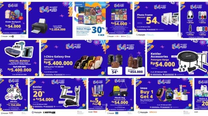 Aneka produk yang dijual Gramedia