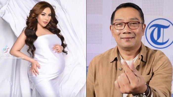 RIDWAN KAMIL DIBELA - Ridwan Kamil dan sosok perempuan diduga selingkuhannya, gambar kolase Tribunnews dan unggahan story instagram @lisamarianaaa Rabu (26/3/2024). Ayu Aulia Pertanyakan 'Aktivitas' Lisa Mariana Bersama Ridwan Kamil 3 Malam di Hotel.