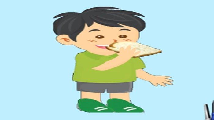 Gambar latihan soal Bahasa Inggris kelas 3 SD Bab 2 semester 1 Kurikulum Merdeka, I Don't Like Rice.