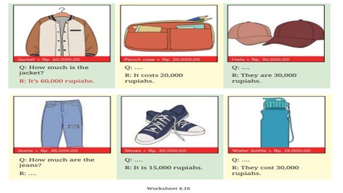 ILUSTRASI SOAL - Bahasa Inggris kelas 9 SMP halaman 238 Kurikulum Merdeka, Section 4 - Language Focus, Worksheet 4.16.