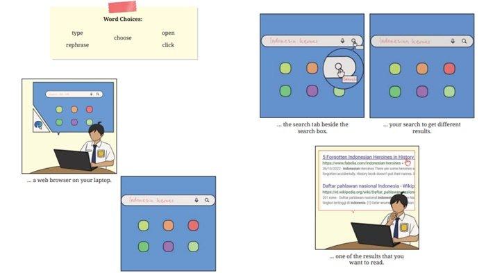 ILUSTRASI SOAL - Bahasa Inggris kelas 9 SMP halaman 289-290 Kurikulum Merdeka, Section 6 - Language Focus, Worksheet 5.10.