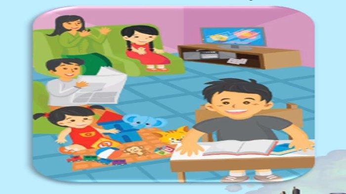 Gambar latihan soal & kunci jawaban Bahasa Inggris kelas 4 SD BAB 4 semester 1 Cici Cooks in The Kitchen.