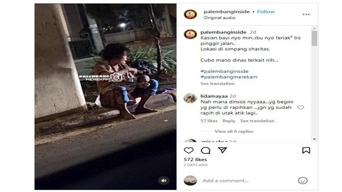 Beredar video wanita ODGJ di Palembang gendong bayi jadi sorotan dan viral di media sosial.