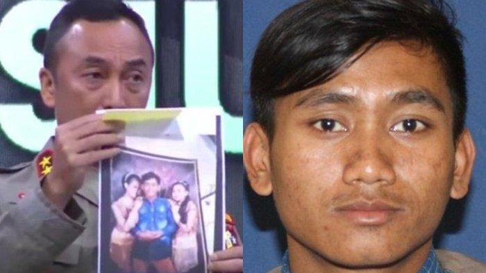 Kadiv Humas Polri Irjen Sandi Nugroho menunjukkan foto Pegi Setiawan di tahun 2016 yang menjadi salah satu barang bukti yang menunjukkan bahwa Pegi adalah dalang kasus pembunuhan Vina dan Eki.