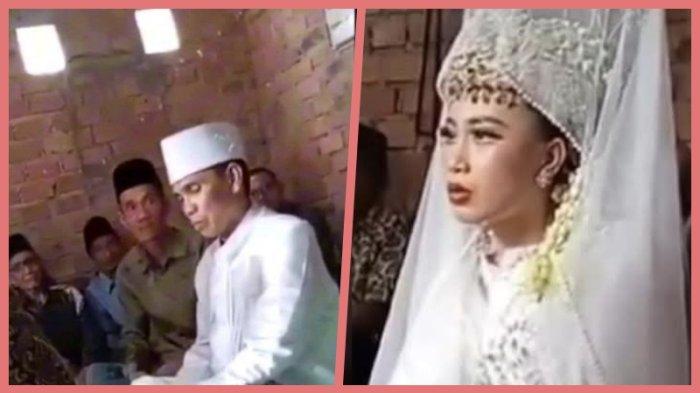 Wajah sepasang pengantin yang mendadak viral di media sosial. Diduga, keduanya berasal dari Kabupaten PALI, Provinsi Sumatera Selatan.