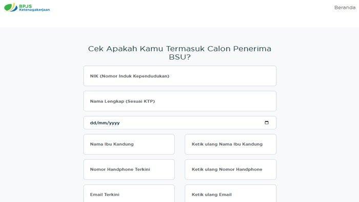 BSU - Cara cek status penerimanya BSU 2025, Lengkap Dengan Jadwal Pencairan. Menteri Ketenagakerjaan (Menaker) pencairan BSU 2025 sebesar Rp 600.000 akan dilakukan dalam waktu dekat ini.