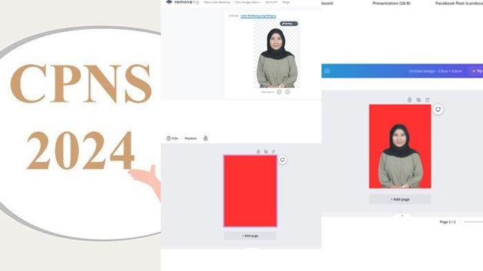 Cara Ubah dan Edit Foto Latar Warna Merah untuk Daftar Seleksi CPNS