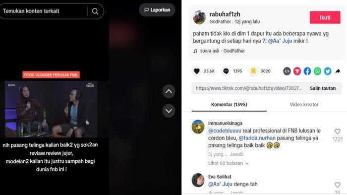 Chef Juna buka suara soal maraknya food vlogger yang bermunculan
