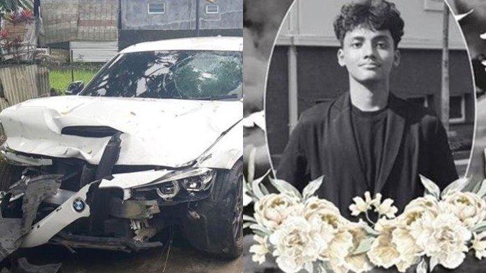 PENABRAK ARGO JADI TERSANGKA - Kerusakan bagian depan mobil BMW yang tabrak pemotor di Jalan Palagan Tentara Pelajar, Sleman, Selasa (27/5/2025). Christiano Tarigan Pengemudi BMW Penabrak Argo Mahasiswa UGM Resmi jadi Tersangka, Doa Ibu Terkabul.