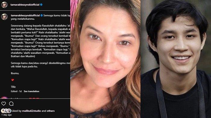 Curhat aktris Tamara Bleszynski (49) yang memendam rindu pada putra sulungnya, Teuku Rassya.