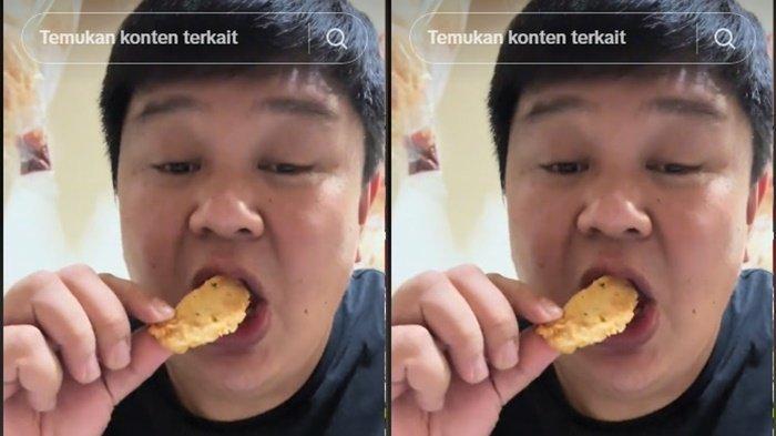 Daddy Kuliner food vlogger yang makan pempek Palembang seharga Rp 119 ribu per lima biji  mendadak viral, rabu (3/1/2024)