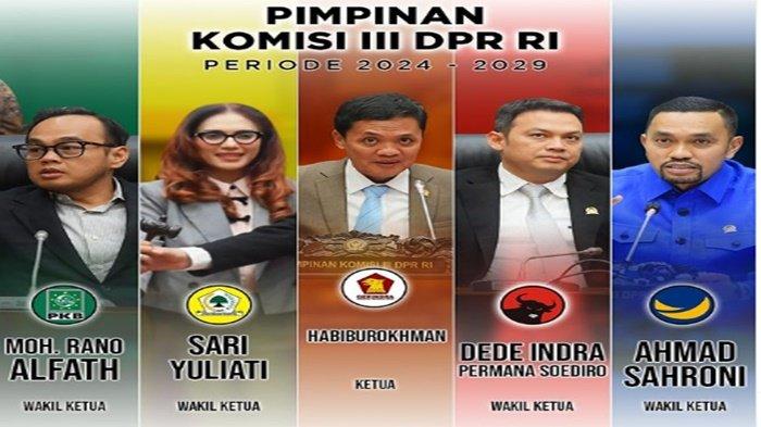 Daftar Komisi III DPR RI