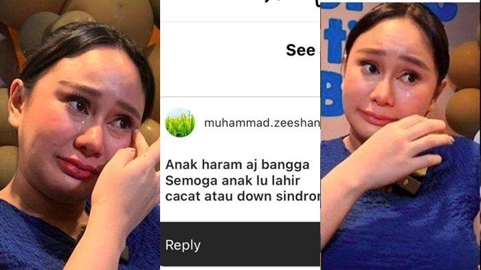 Denise Chariesta (kanan) telan komentar pedas calon bayinya dihujat hingga didoakan cacat.