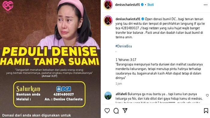 Denise Chariesta buka donasi jelang lahiran