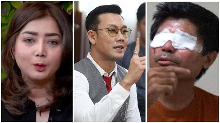Pratiwi Noviyanthi atau Teh Novi (Kiri) Denny Sumargo atau Densu (tengah) Agus Salim (kiri). - Kini Denny Sumargo beri solusi untuk Teh Novi dan Agus Salim terkait uang donasi.