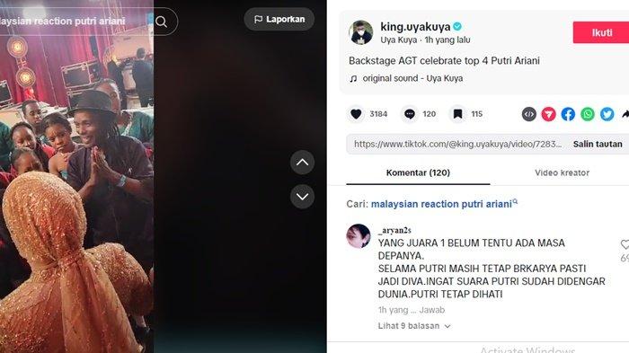Dukungan para peserta America's Got Talent buat Putri Ariani (TikTok)